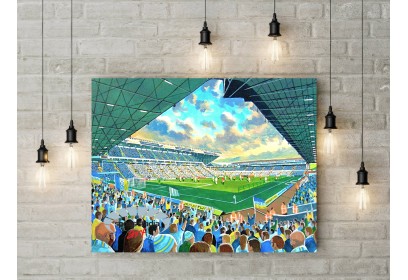 Leeds United FC Elland Road Stadium Wall Art Canvas